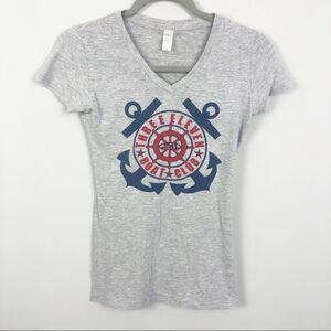 THREE ELEVEN 311 Boat Club Band Tee Gray Women’s Size Small